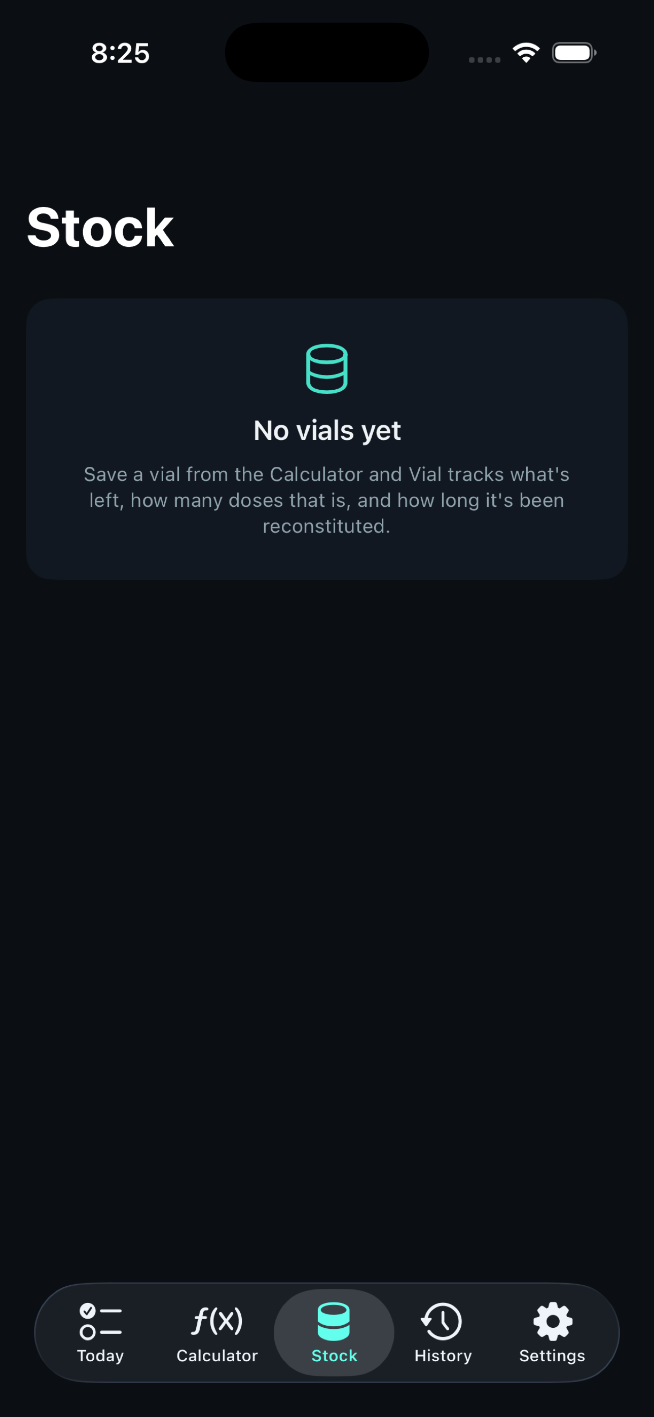 Vial — Your vials
